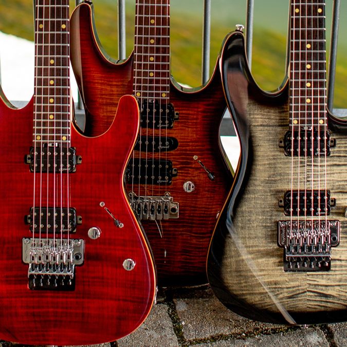 ギター Harley Benton Fusion III HH FR EB FBLB Harley Benton Fusion-III HH FR EB FBLB – United States