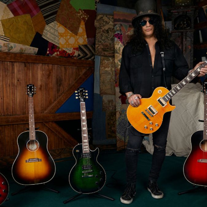 NAMM 2020: Gibson unveils gigantic Slash Collection of Les Pauls