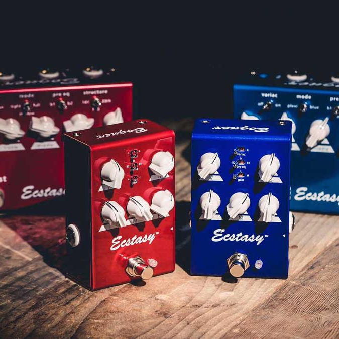 Bogner Ecstasy Blue＋Red （rkt） Bogner distills the Ecstasy into Red and Blue Mini pedals