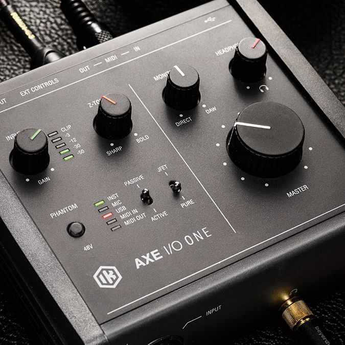 DTM・DAW IK MULTIMEDIA / AXE I/O ONE IK Multimedia AXE I/O ONE 1-Channel USB-C Audio Interface