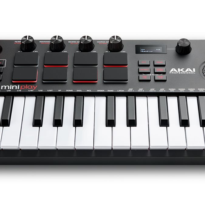Akai's MPK Mini Play mk3 is both a compact MIDI controller and a