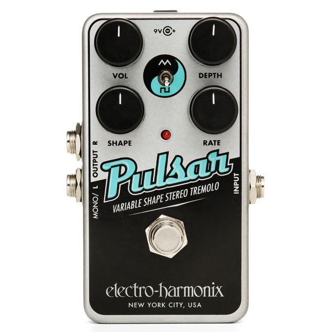 ギター Electro Harmonix Pulsar Electro-Harmonix Stereo Pulsar Tremolo Pedal | Sweetwater