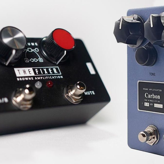 【最終値下げ】Browne Amplification/CARBON X【美品】 Browne Amplification Carbon X Pedal デュアルオーバードライブ
