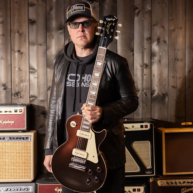 Joe Bonamassa Epiphone 1955 Les Paul in Copper Iridescent