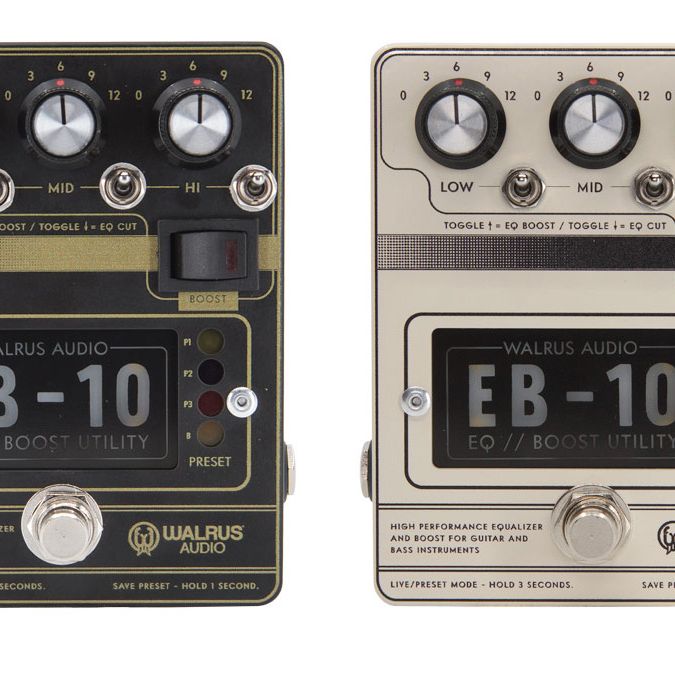 ギター Walrus Audio EB-10 Preamp EQ WAL-EB10#B EB-10 Preamp // EQ // Boost | WALRUS AUDIO