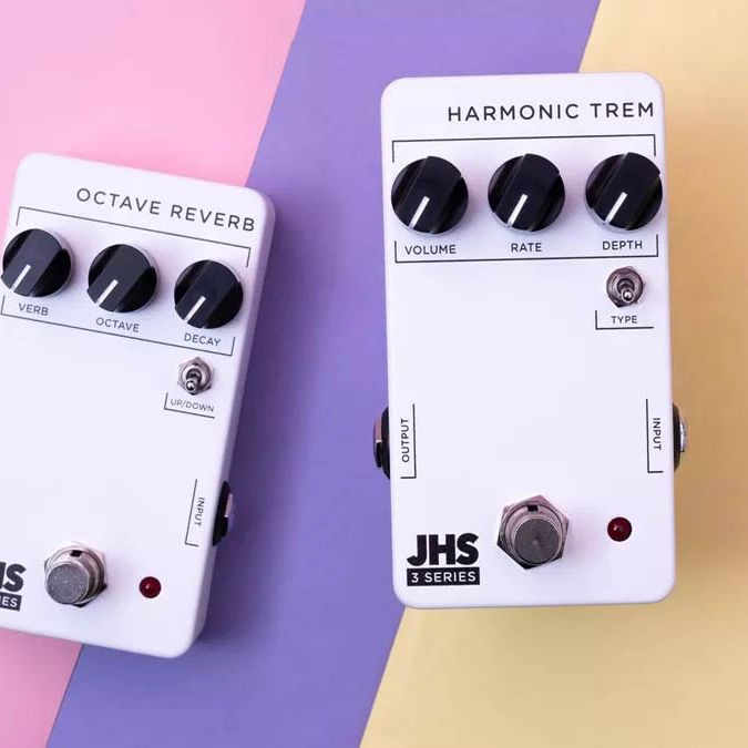 JHS Pedals adds Octave Reverb and Harmonic Tremolo to its $/£99 3
