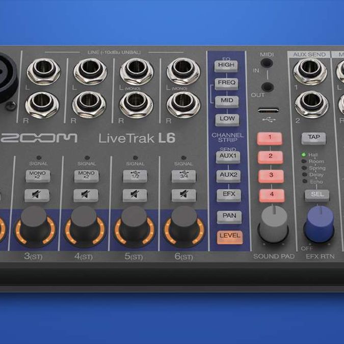 Zoom's LiveTrak L6 could be the ideal portable mixer and recorder