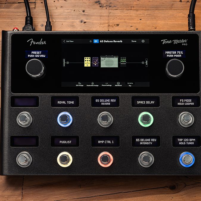 Fender launches Tone Master Pro, its first-amp modeler/multi-FX