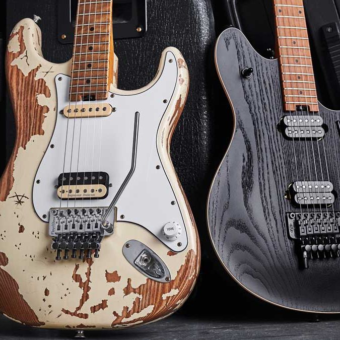 デルフィーヌ　SYMPHONIEベル仕様 Charvel Henrik Danhage Signature Pro-Mod So-Cal Style 1 and EVH