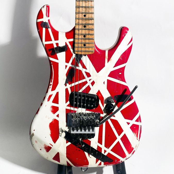 【レア】E.Van Halen songs & guitar from 1984 Stage-Used 1984 Eddie Van Halen Kramer Sells for $120,000 at