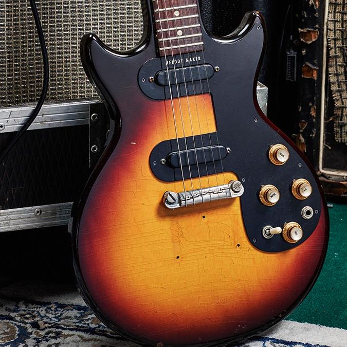 『うーこ』Gibson USA  melody maker Gibson Melody Maker Electric Guitar Black Satin - Edmond Music