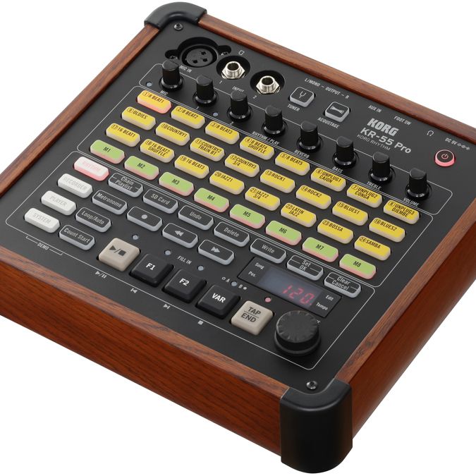 NAMM 2018 first look video: Korg's KR-55 Pro rhythm machine can