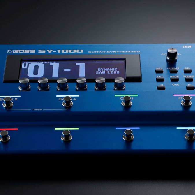 Boss debuts its most powerful guitar synth ever, the SY-1000