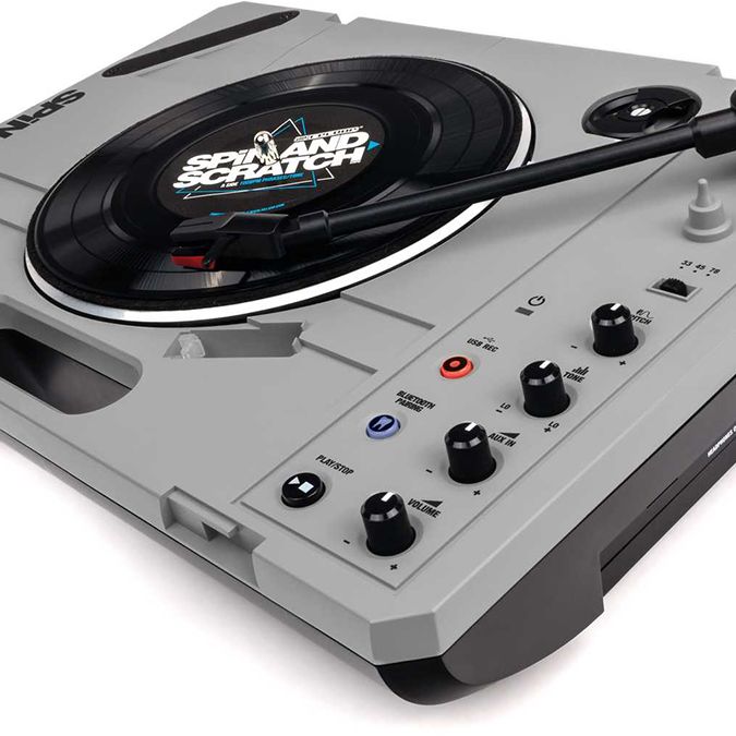 リループ　reloop spin Amazon.com: Reloop Spin Portable Turntable System : Musical
