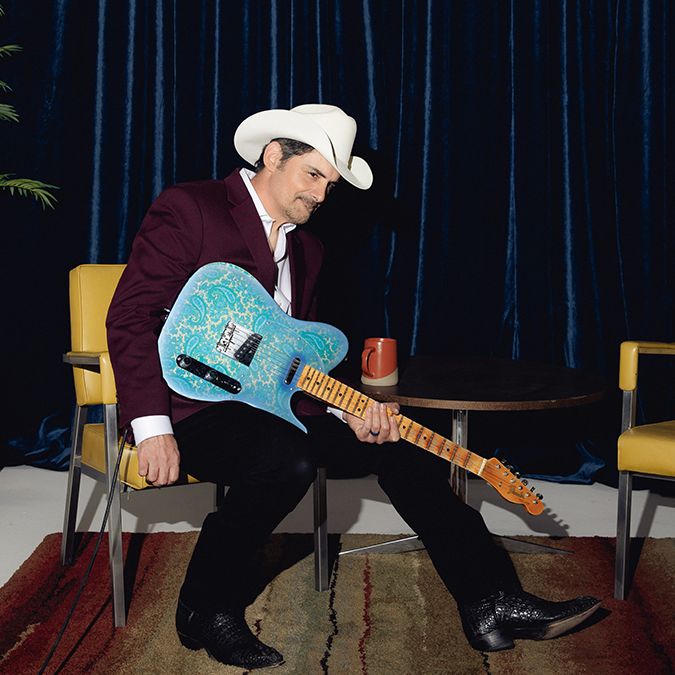 Brad Paisley found a $30,000 guitar hidden under spray paint