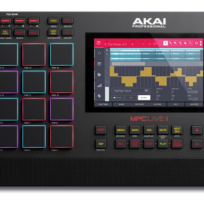 Akai's MPC Live II has built-in monitors for true standalone music