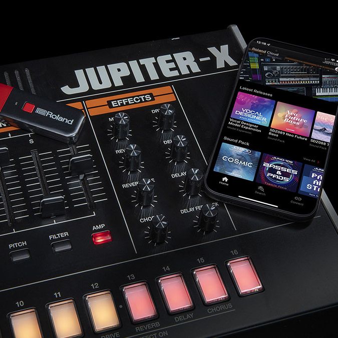 Roland Cloud Connect gives you a wireless way to install new