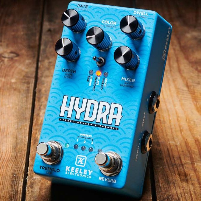 新品 未使用 Keeley Electronics HYDRA Keeley HYDRA Stereo Reverb & Tremolo（キーリー）リバーブ トレモロ