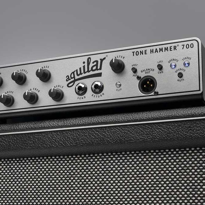 Aguilar reckons its Tone Hammer 700 bass head is 