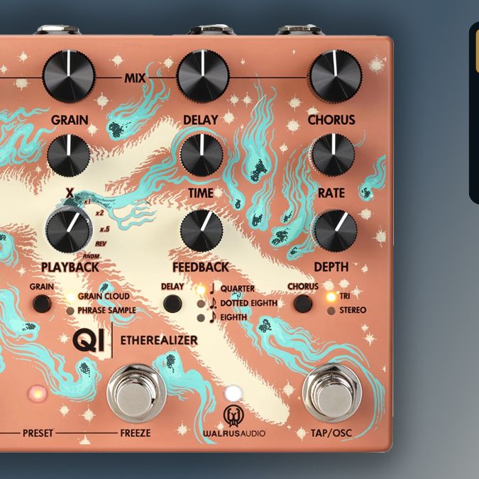 The Walrus Audio's Qi Etherealizer is $90 off at Sweetwater