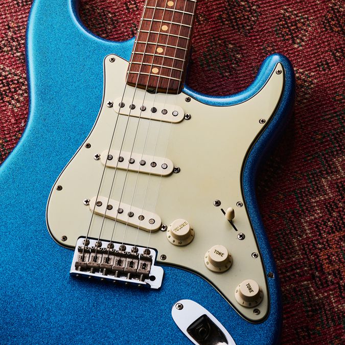 Meet the Blue Metallic Flake 1963 Fender Stratocaster | Guitar World