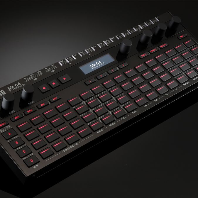 Korg's SQ-64 is a powerful polyphonic step sequencer for your