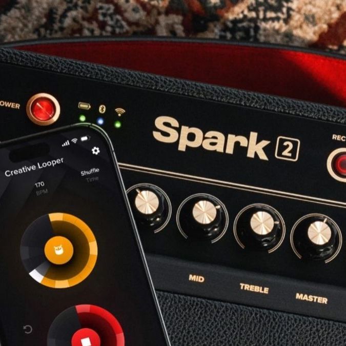 Positive Grid Spark 2 美品 Positive Grid Spark 2 50W Guitar Combo Amp White | Guitar Center