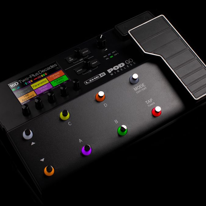 Line 6 unveils new-and-improved POD Go Wireless amp and effects