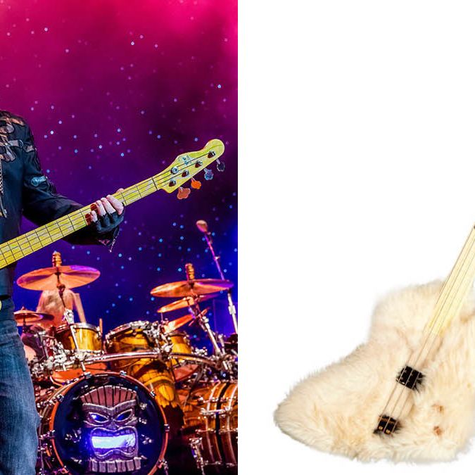Dusty Hill's crazy, brilliant, iconic fur-covered Dean bass