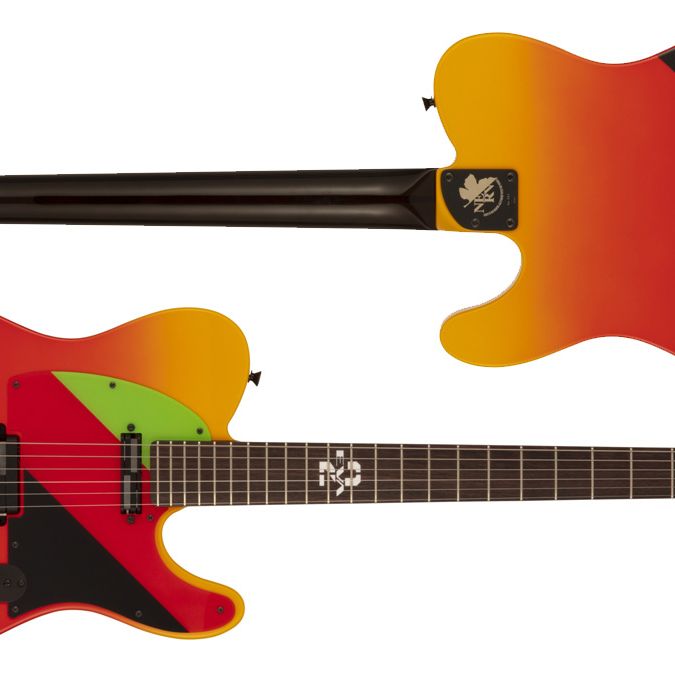 Fender Japan Releases Anime-Inspired Evangelion Asuka Telecaster