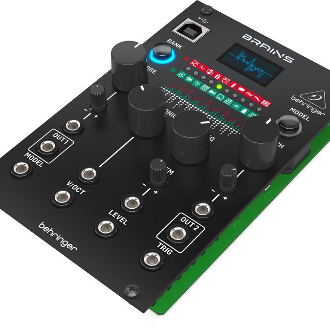 Behringer channels Mutable Instruments' Plaits in Brains, a multi