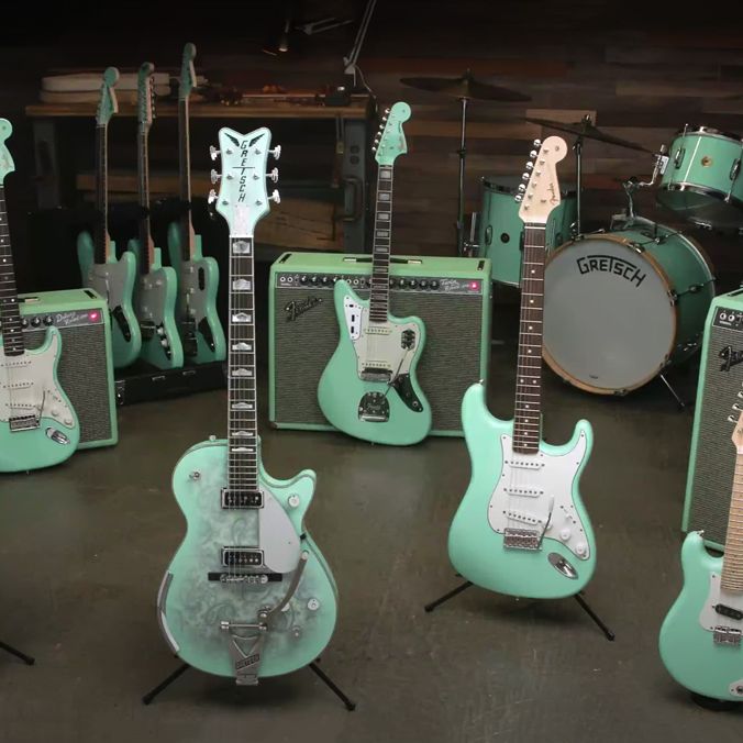 Fender celebrates its history – and iconic Surf Green finish