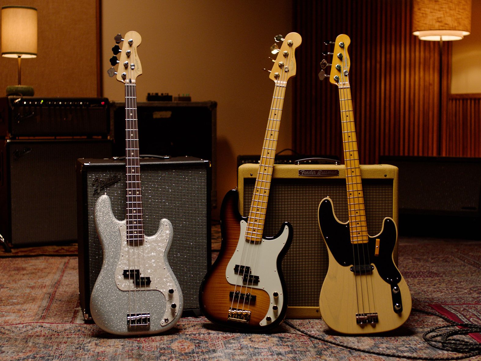 Fender marks 75 years of the P Bass with 3 stunning models