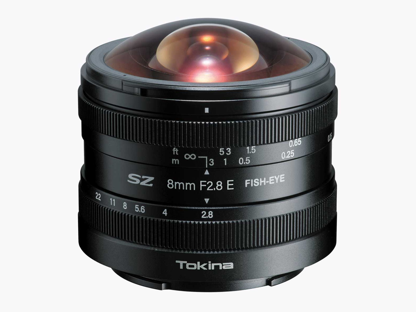 Tokina announces SZ 8mm f/2.8 fisheye lens for Fujifilm and Sony