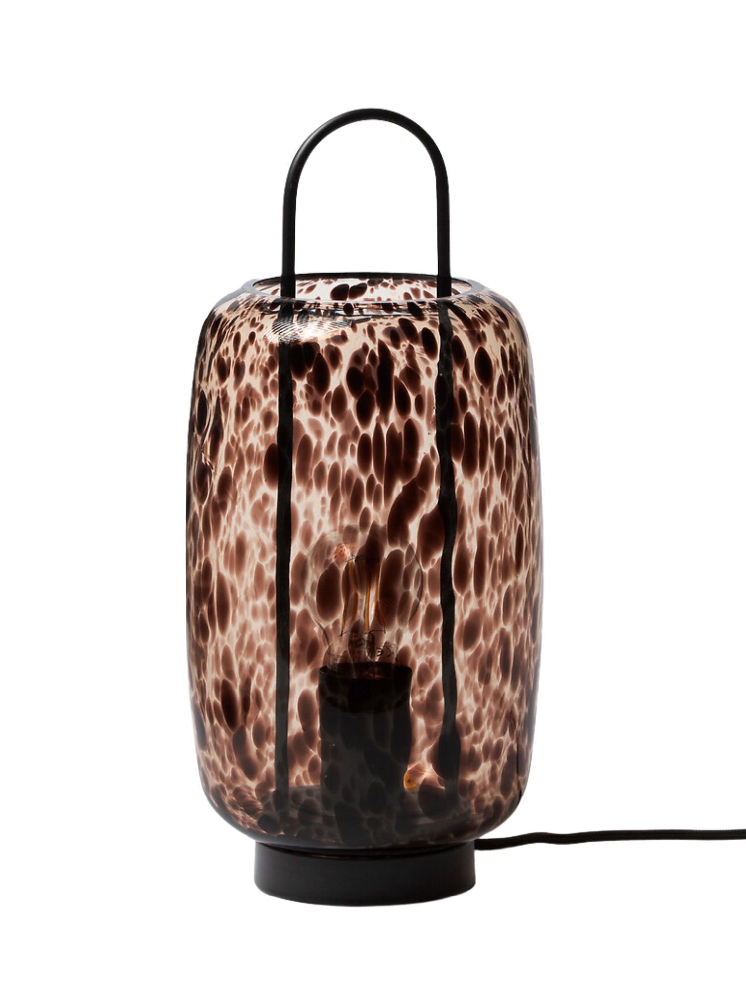La Redoute, Toleco Metal &amp;amp; Amber Glass Table Lamp