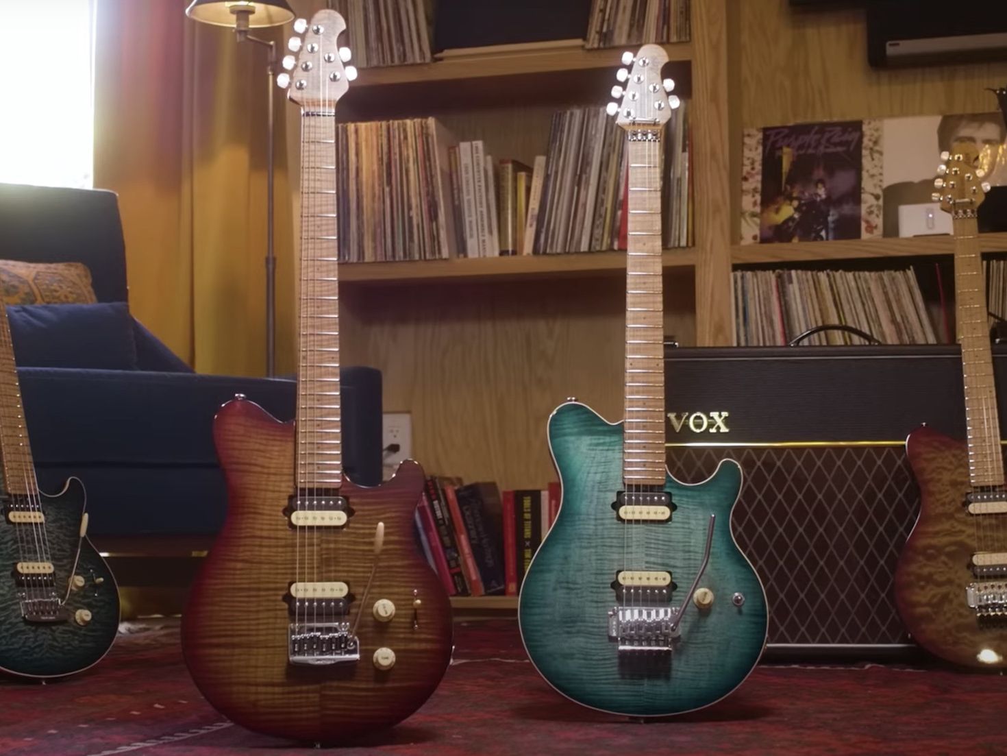 Ernie Ball Music Man spruces up its Axis line guitars with new