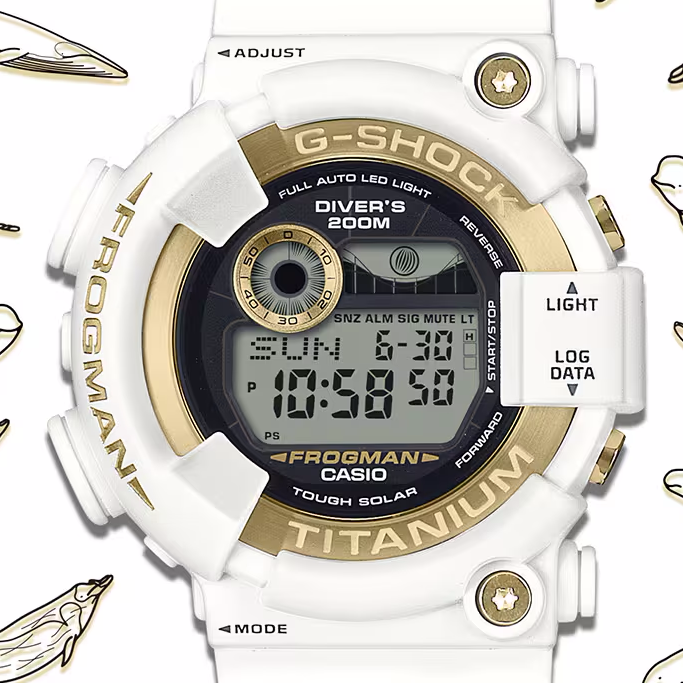 お歳暮 時期 Casio and detailing gold with watch Frogman G-Shock launches 時計
