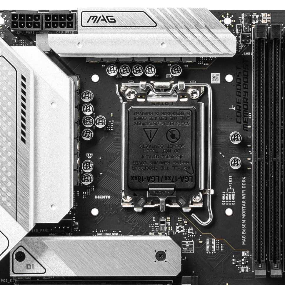 MSI　MAG B660M MORTAR WIFI DDR4　LGA1700 MAG B660M MORTAR WIFI DDR4