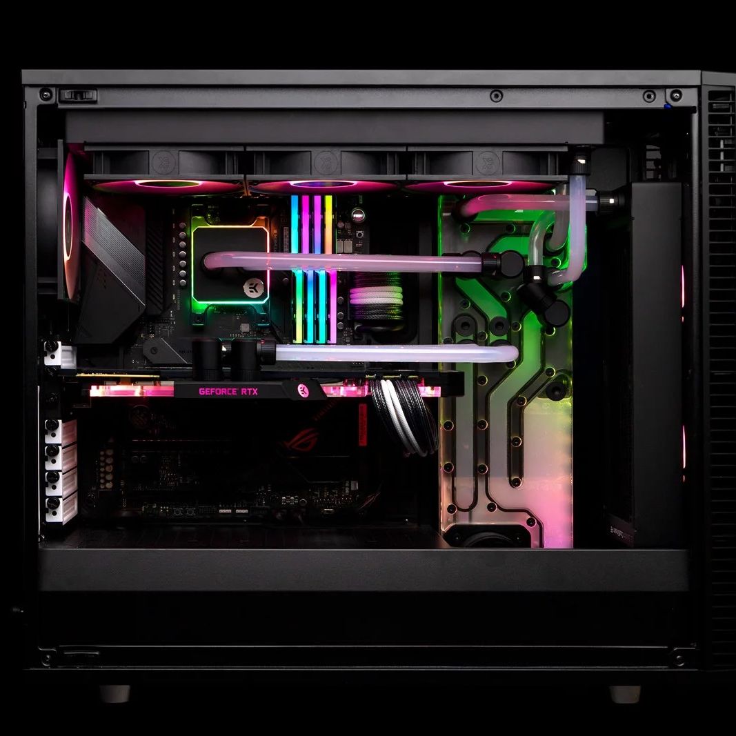 テーブル・机 fractalize Fractal Design Gets the EK D5-Powered Distribution Plate Treatment