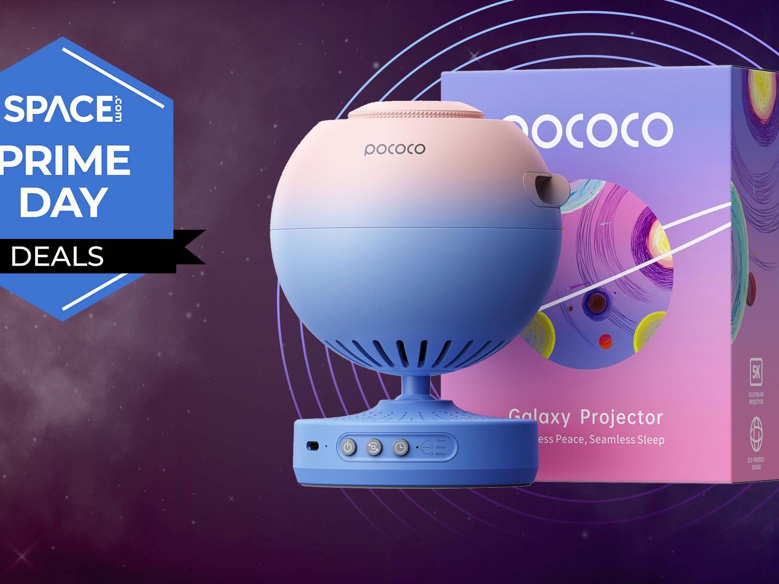 Save a massive 33% on this stunning Pococo Galaxy Star Projector