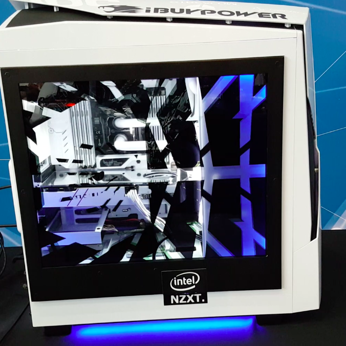 iBuypower's transparent LCD side panel looks awesome | PC Gamer