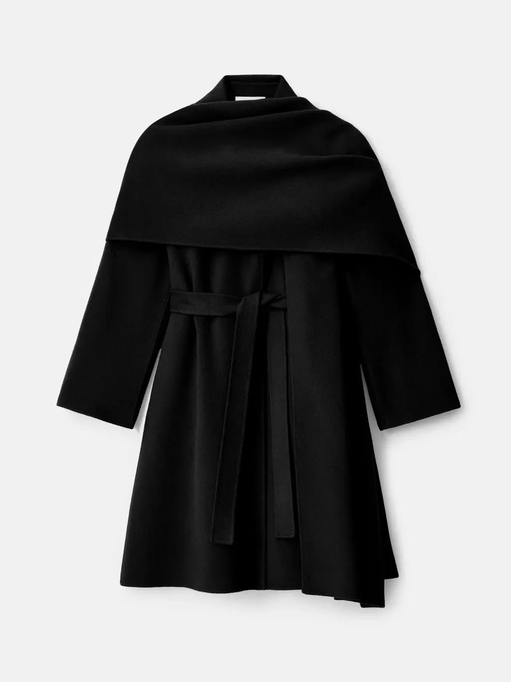 Lafayette 148, Wool-Cashmere Double Face Oversized Coat &amp; Detachable Poncho