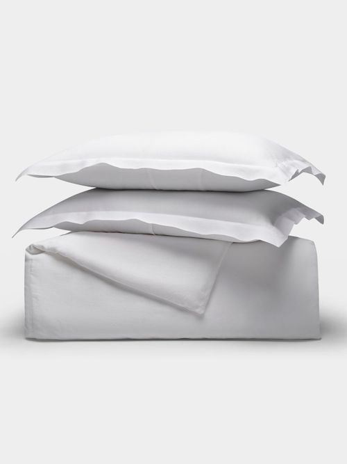 Linen Duvet Set &ndash; White