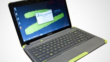 Video Hands-on: Toshiba Satellite L635 Kids' PC Has Wipeable