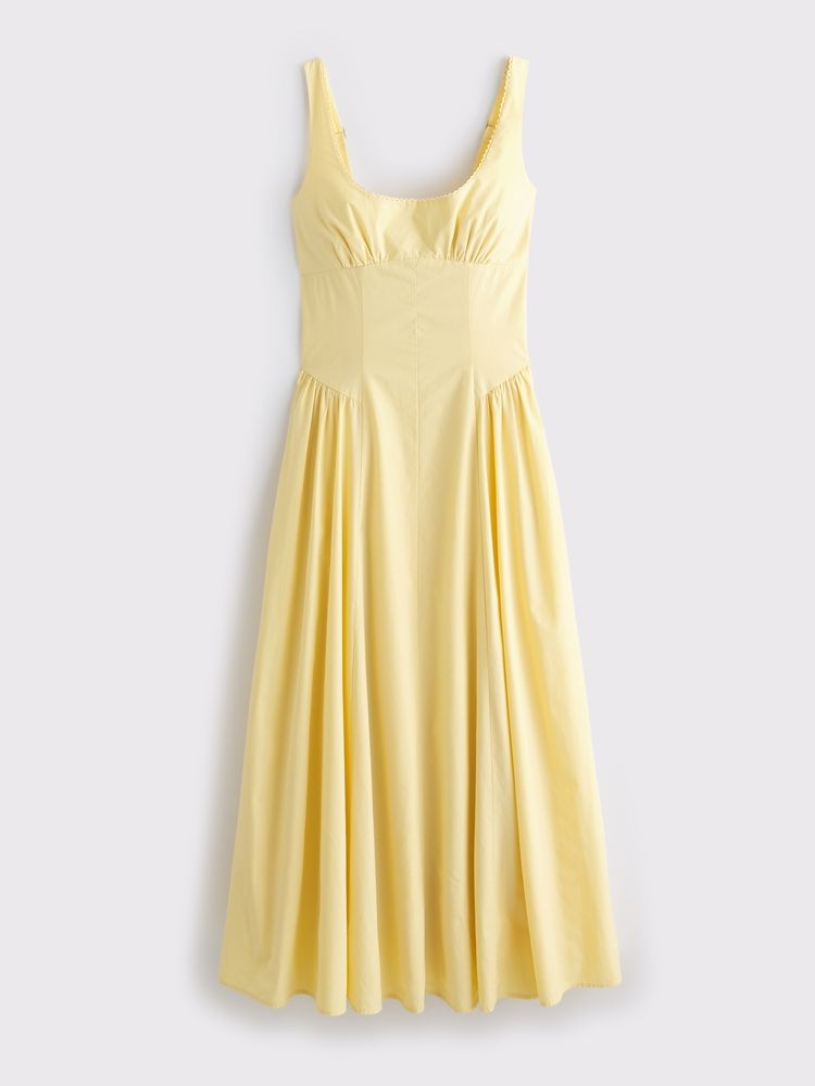 100% Cotton A&amp;amp;f Bra-Free Dylan Midi Dress