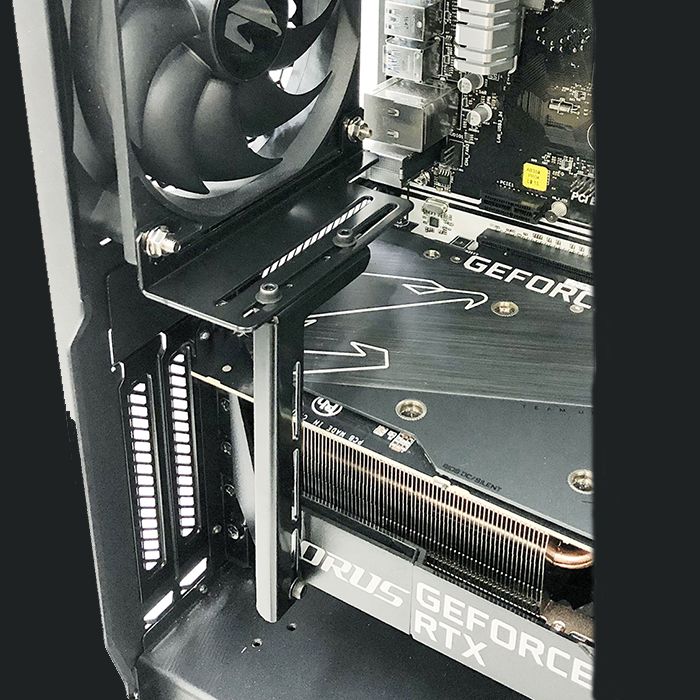 Japanese GPU Mount Uses 120mm Fan to Prop Up Graphics Card | Tom's