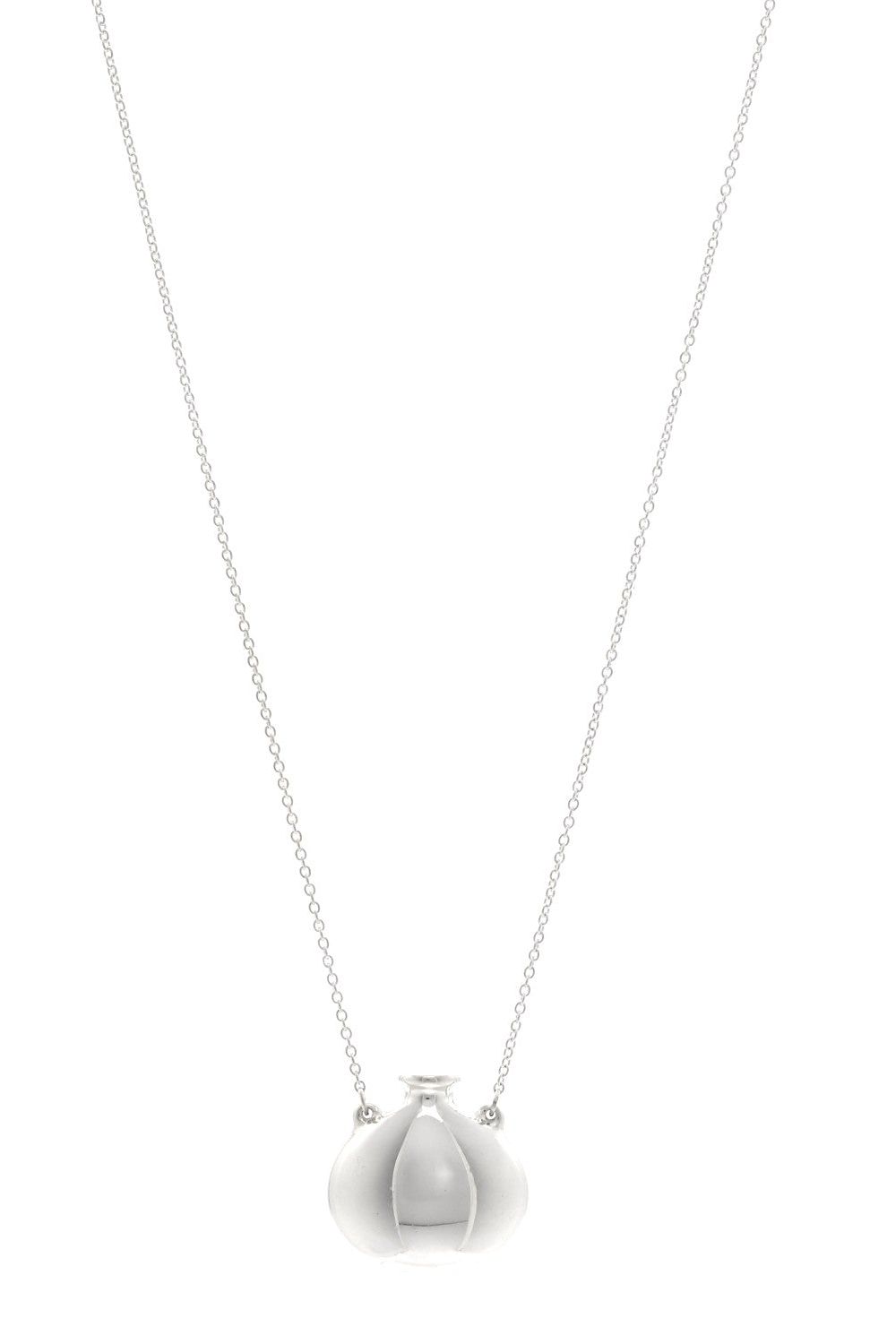 Tiffany Sterling Silver Small Elsa Peretti Bottle Pendant Necklace