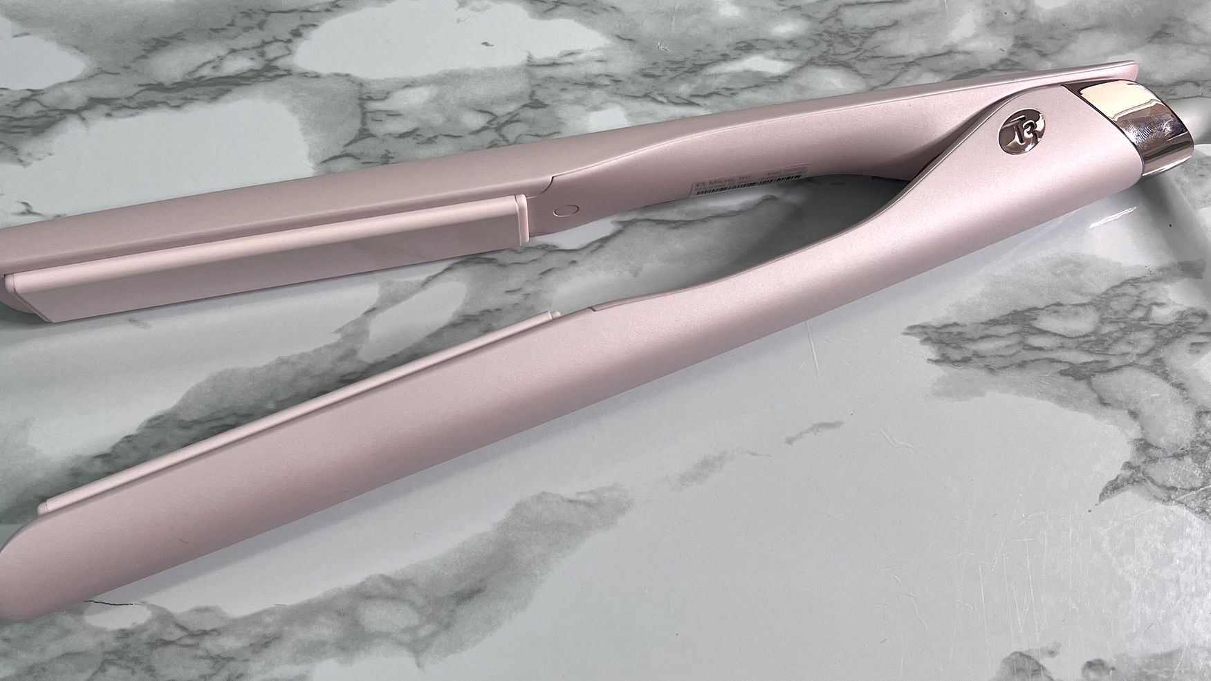 T3 Pink Gold Ring Hair Straightener T3 SinglePass Smooth X Flat Iron, Long 1 main image 3