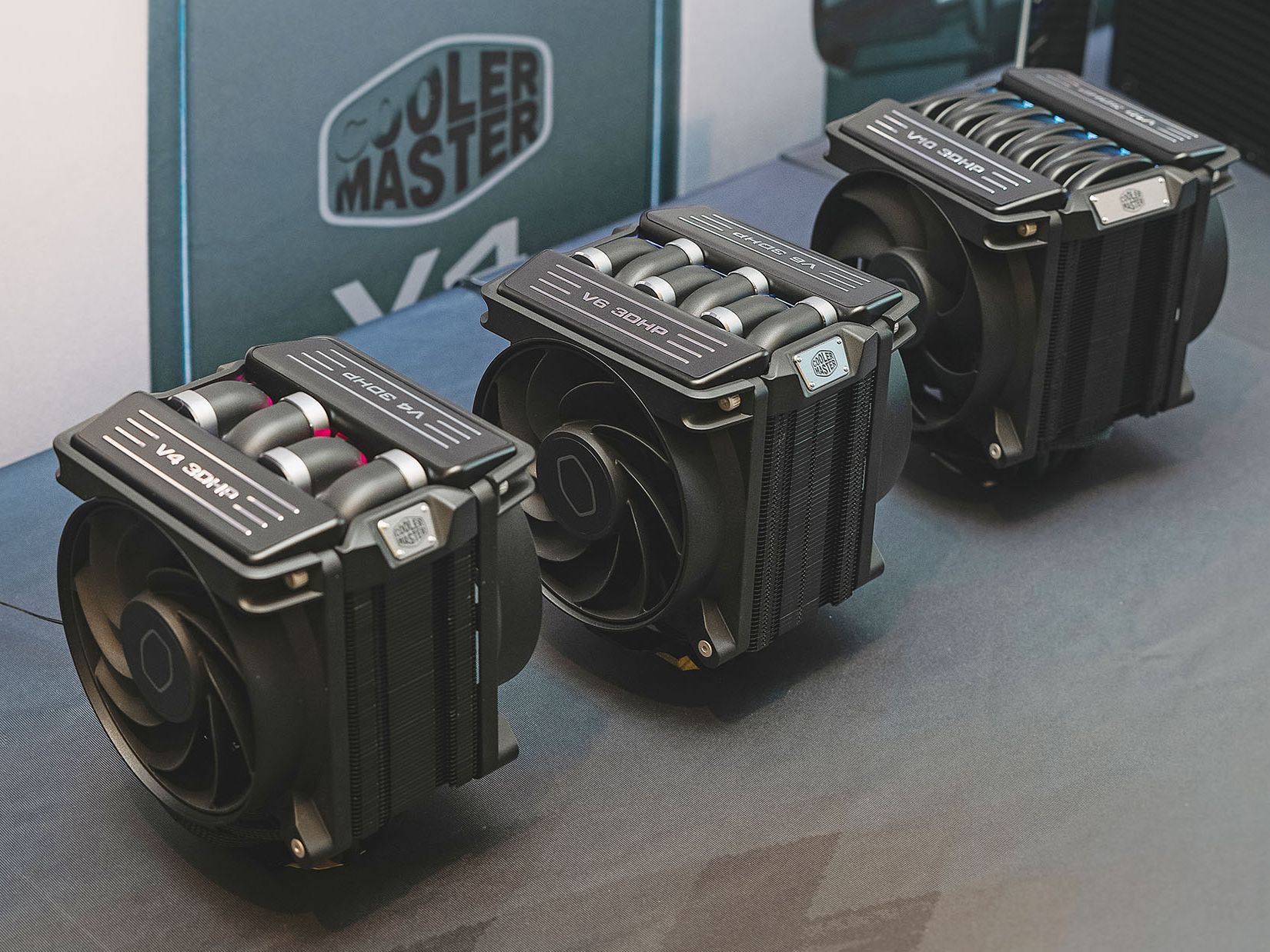 Cooler Master reveals V-Series air coolers resembling high