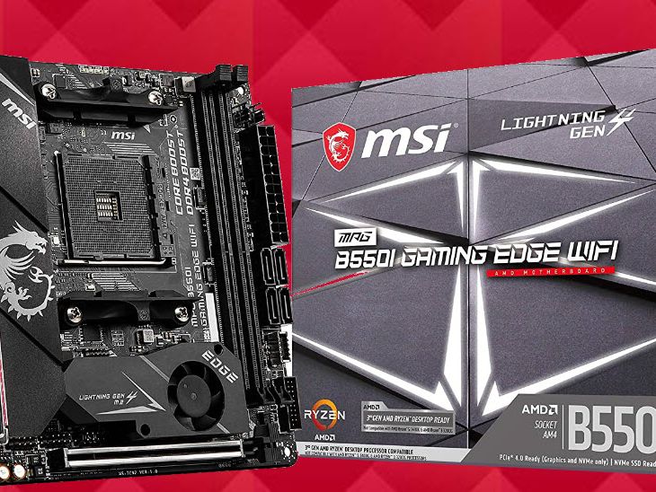 MPG B550I GAMING EDGE WIFI 動作品　中古 MSI MPG B550I Gaming Edge Wi-Fi Review: A Tiny Take on B550